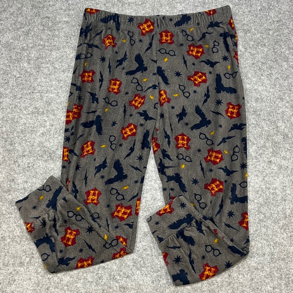 Harry Potter Sleepwear‎ Pajama Pants Women's Charcoal Grey Hogwarts Size M 8-10